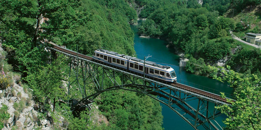 Journeying into Switzerland on the Centovalli Railway