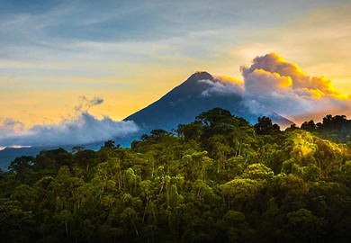 Arenal Volcano at Sunrise Costa Rica