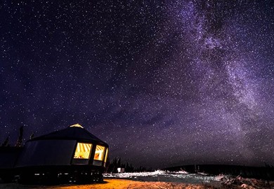 Dining Hut under the Stars
