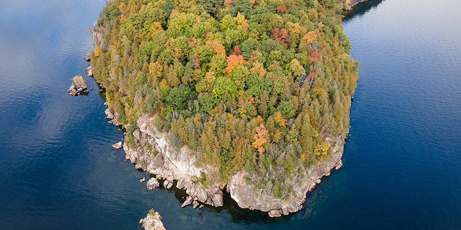 Cruising the serene waters of Lake Champlain