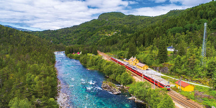 Traveling the stunning Bergen Railway route