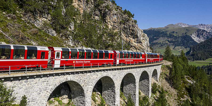 Bernina Express, St. Moritz to Tirano