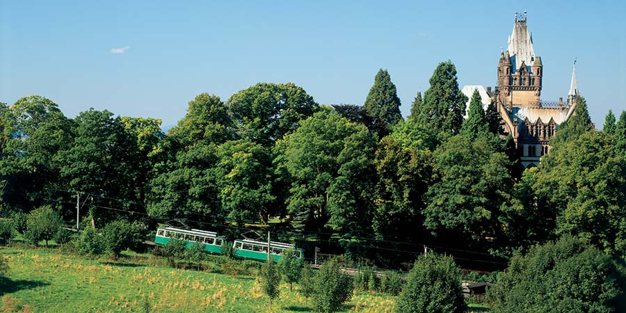 Admiring the scenery from Drachenfels Cog Railway