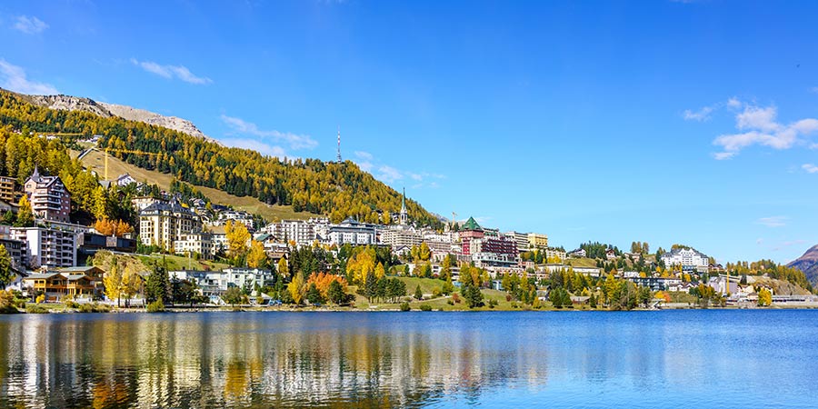 Arrival in St Moritz