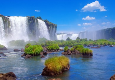Iguassu Falls In Brazil