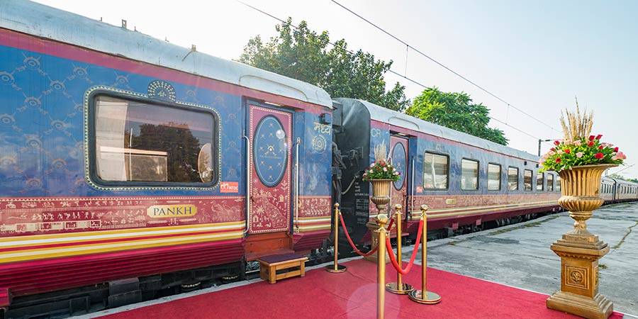 Boarding the Deccan Odyssey