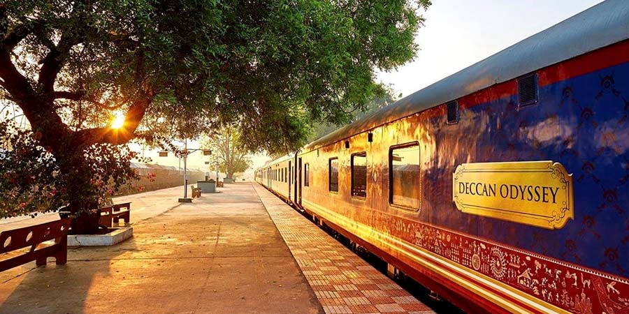 Boarding the Deccan Odyssey