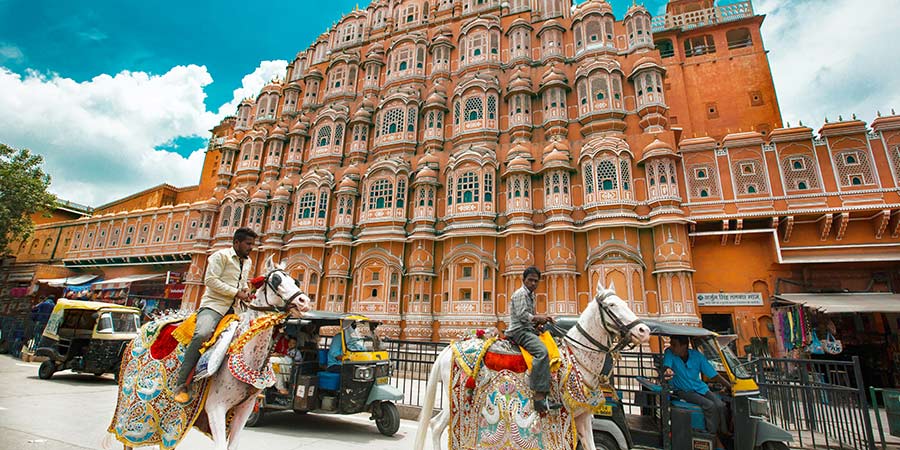 The ‘Pink City’ of Jaipur