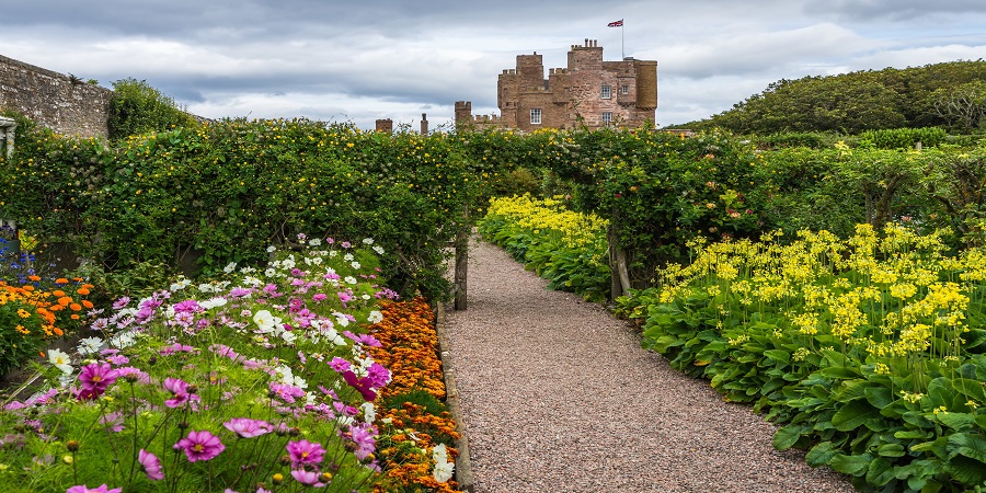 Exploring the grounds of the royal Castle of Mey