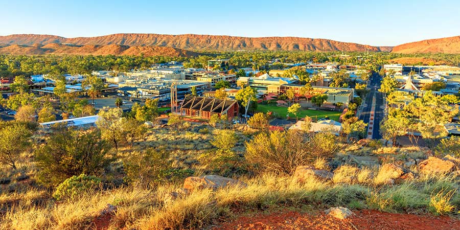 The Ghan in the “Red Centre”