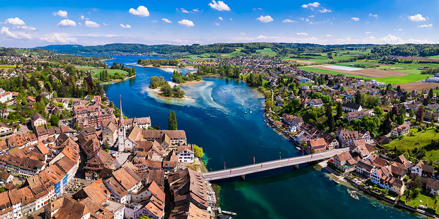 old town Stein am Rhein in Switzerland