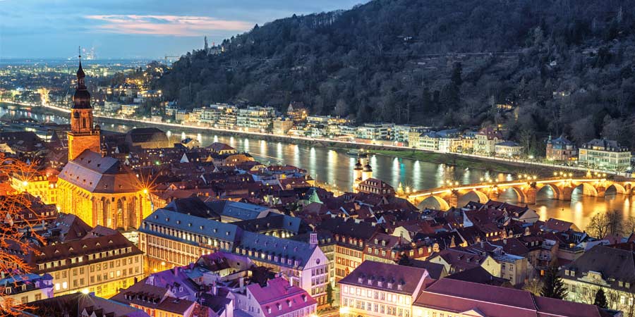 Visiting the university city of Heidelberg