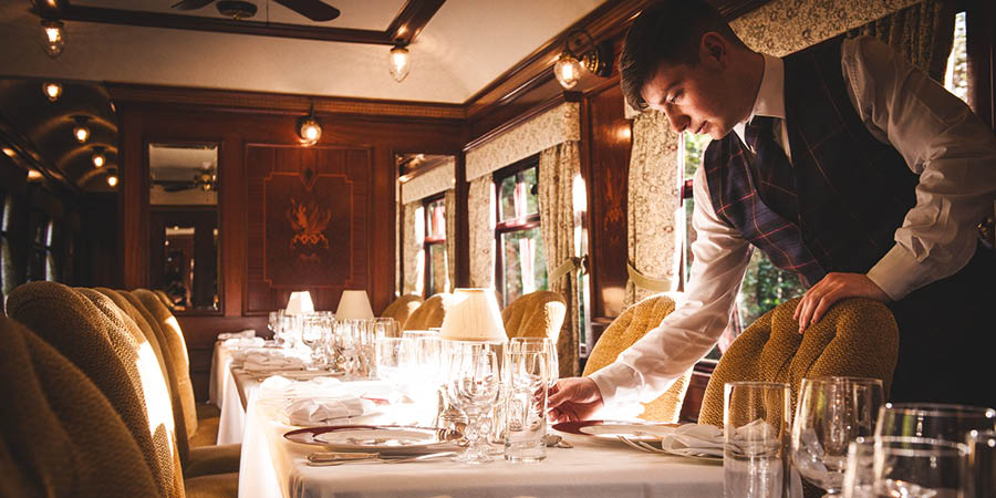 Royal Scotsman Train Dining Car
