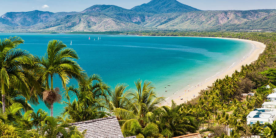 Port Douglas beach and ocean, Queensland, Australia