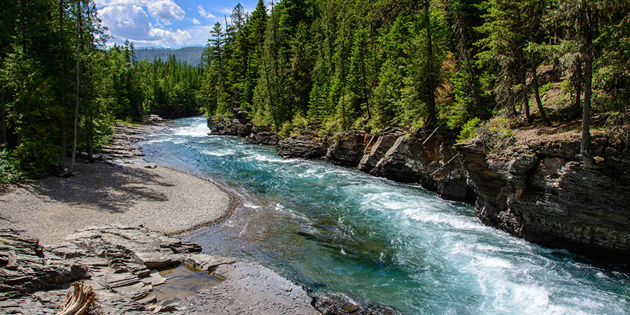Glacier National Park Flathead River
