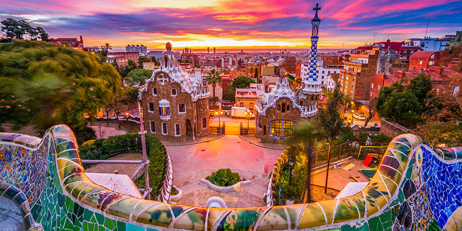 Sunrise In Barcelona