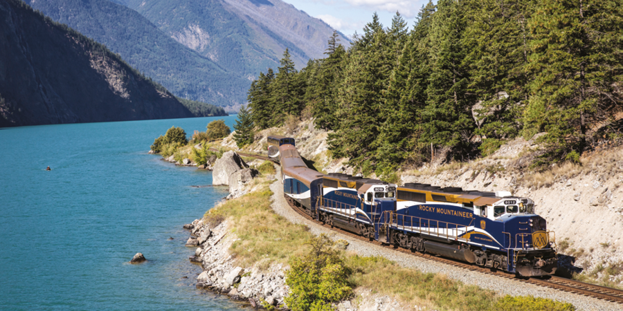 Riding into the Canadian Rockies on Rocky Mountaineer