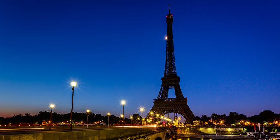 Savoring a dinner cruise on the Seine