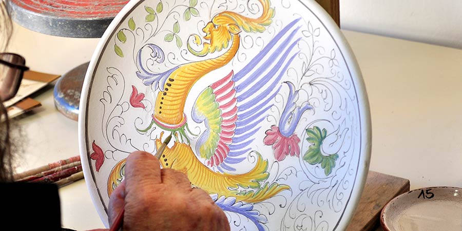 Witnessing the timeless making of Deruta ceramics