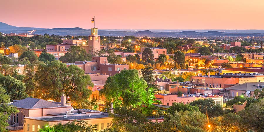 Learning about Santa Fe’s history on a walking tour