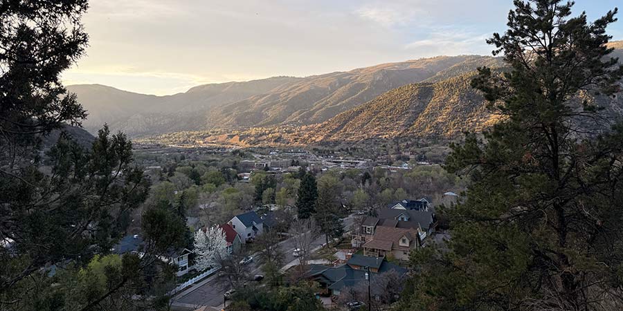 Overlooking Glenwood Springs