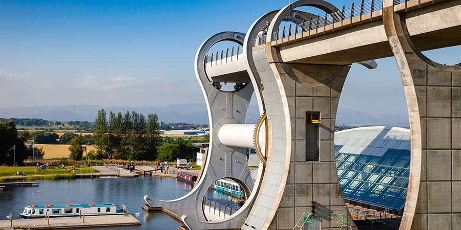 Riding the Falkirk Wheel